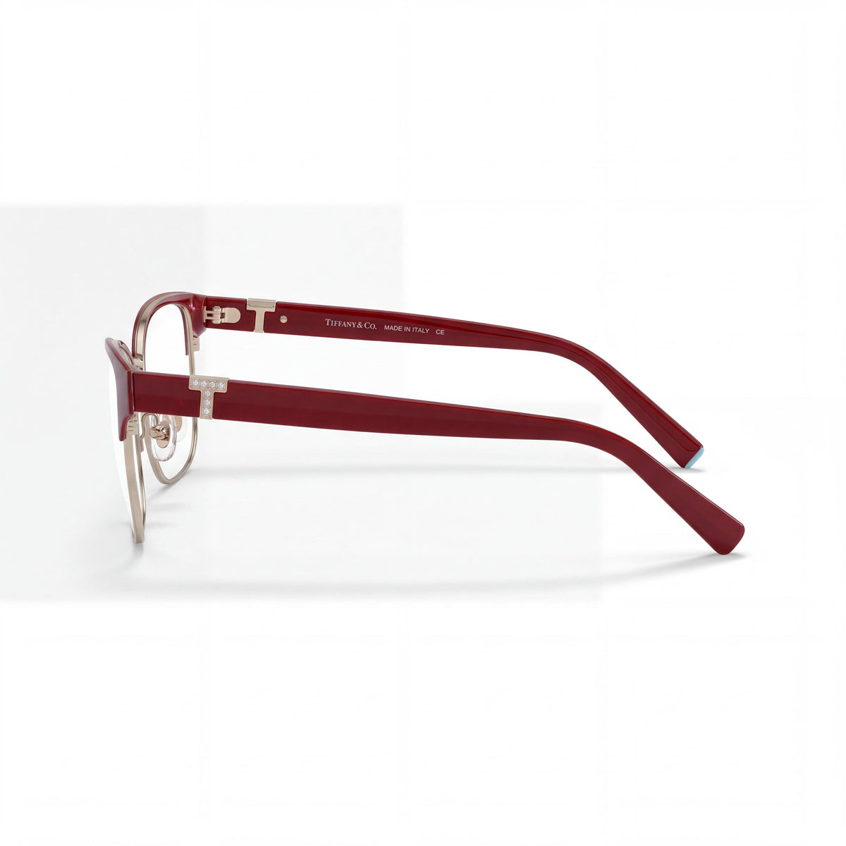 Tiffany & Co. 1152B Unisex Metal Eyeglasses Red Gold 52-16-140, Photo 3