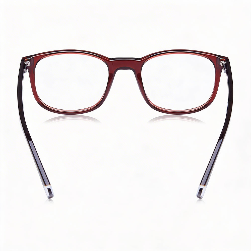 Polaroid Modern - Montura de acetato roja para mujer, lentes de policarbonato, 50 mm