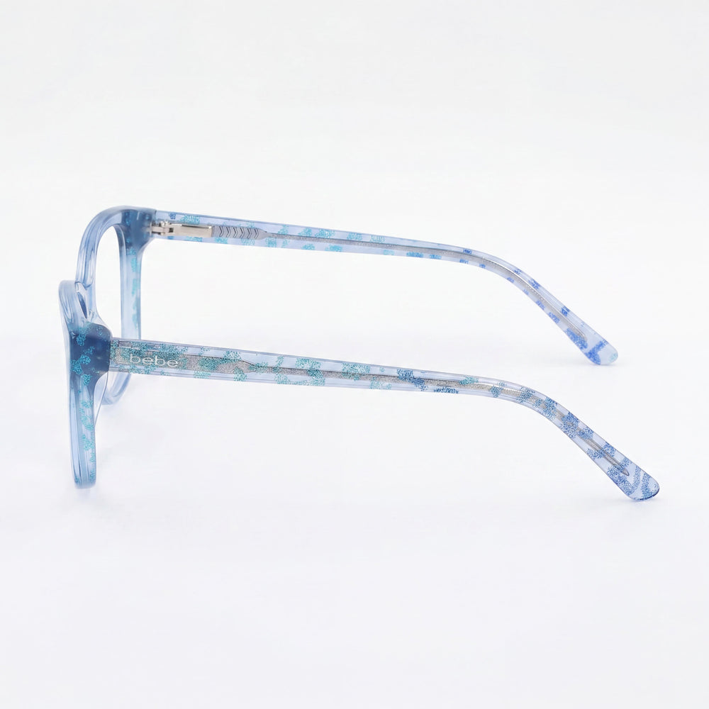 bebe Bb5208 Men’s Blue Animal Metal Eyeglasses 52-17-135