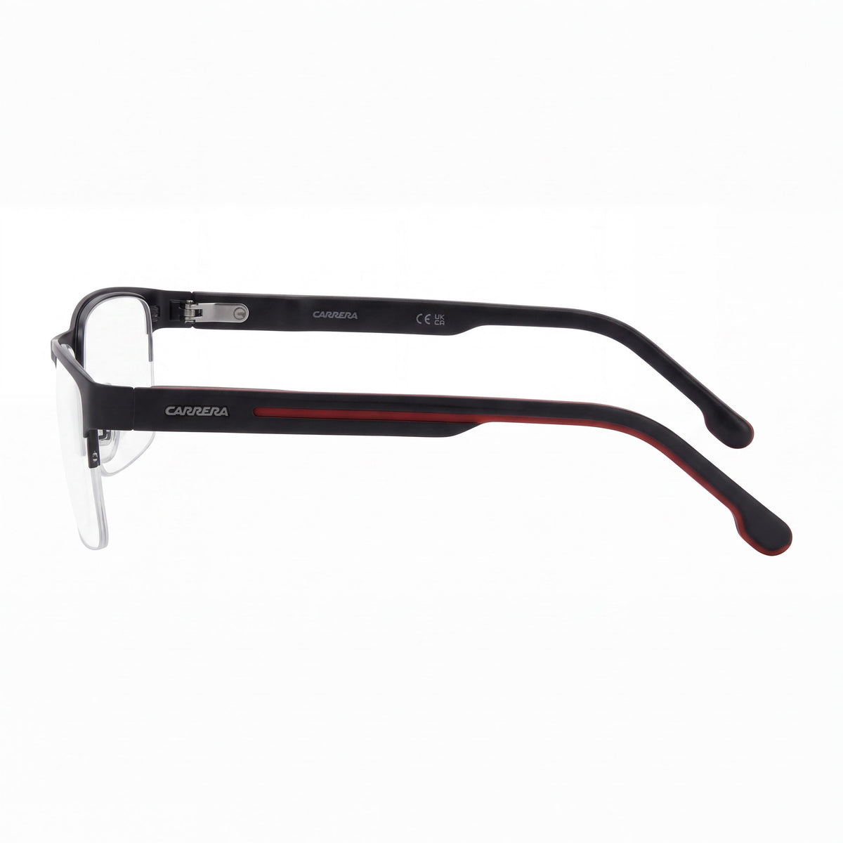 Carrera 8914 Gafas de sol clásicas no polarizadas de policarbonato para mujer Negro mate Rojo 56-18-145, Photo 3