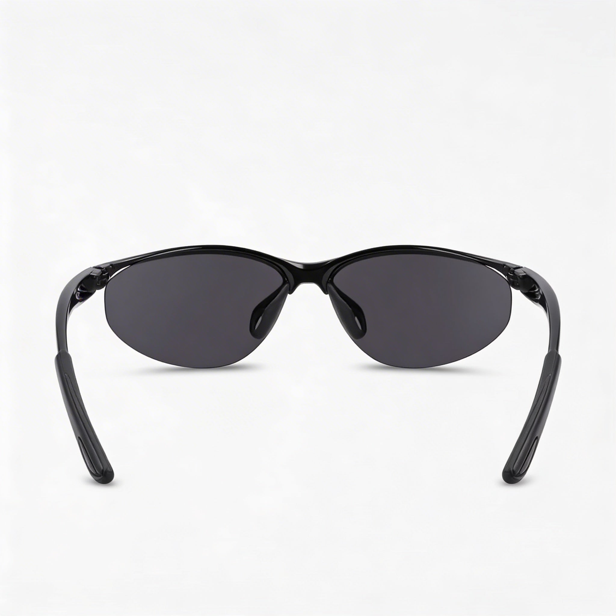 Nike NIKE AERIAL DZ7352 Unisex Wrap Black Dark Grey Alloy Steel Non-Polarized UV Protection Sunglasses 69mm, Photo 4