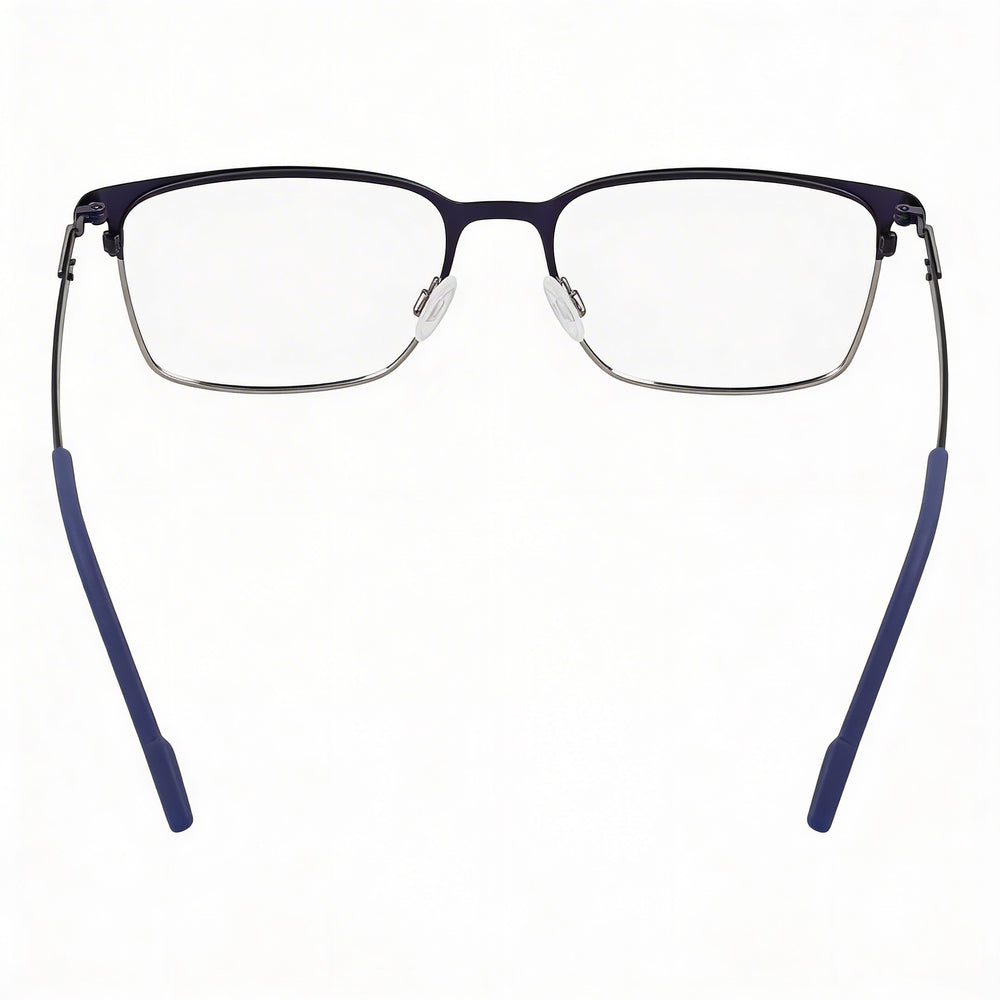 Gafas Flexon E1147 Unisex de Acetato con Montura Azul Marino/Bronce Mate y Ancho de Lente de 55 mm