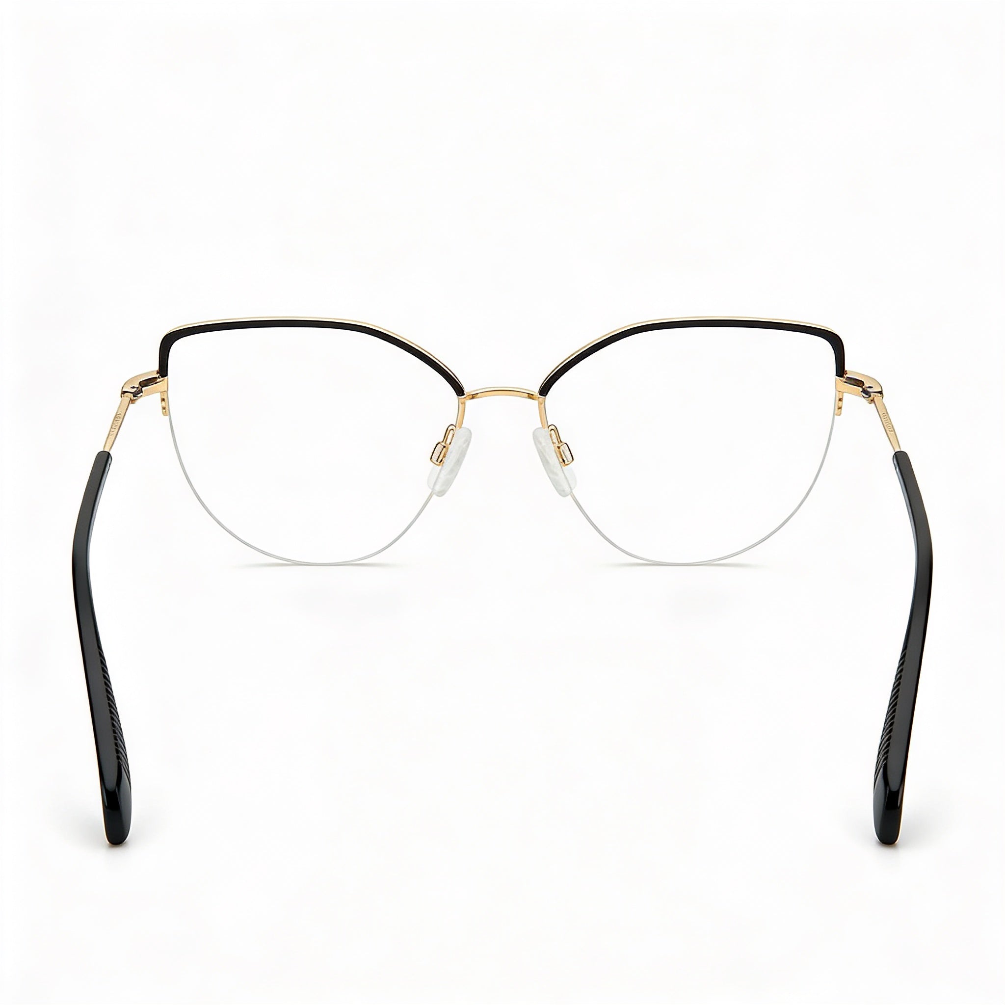 Rag & Bone Modern RNB3042/G Women's Plastic Gold Black Frame Light Adaptive Gold Black Lenses 53mm Eyeglasses, Photo 3