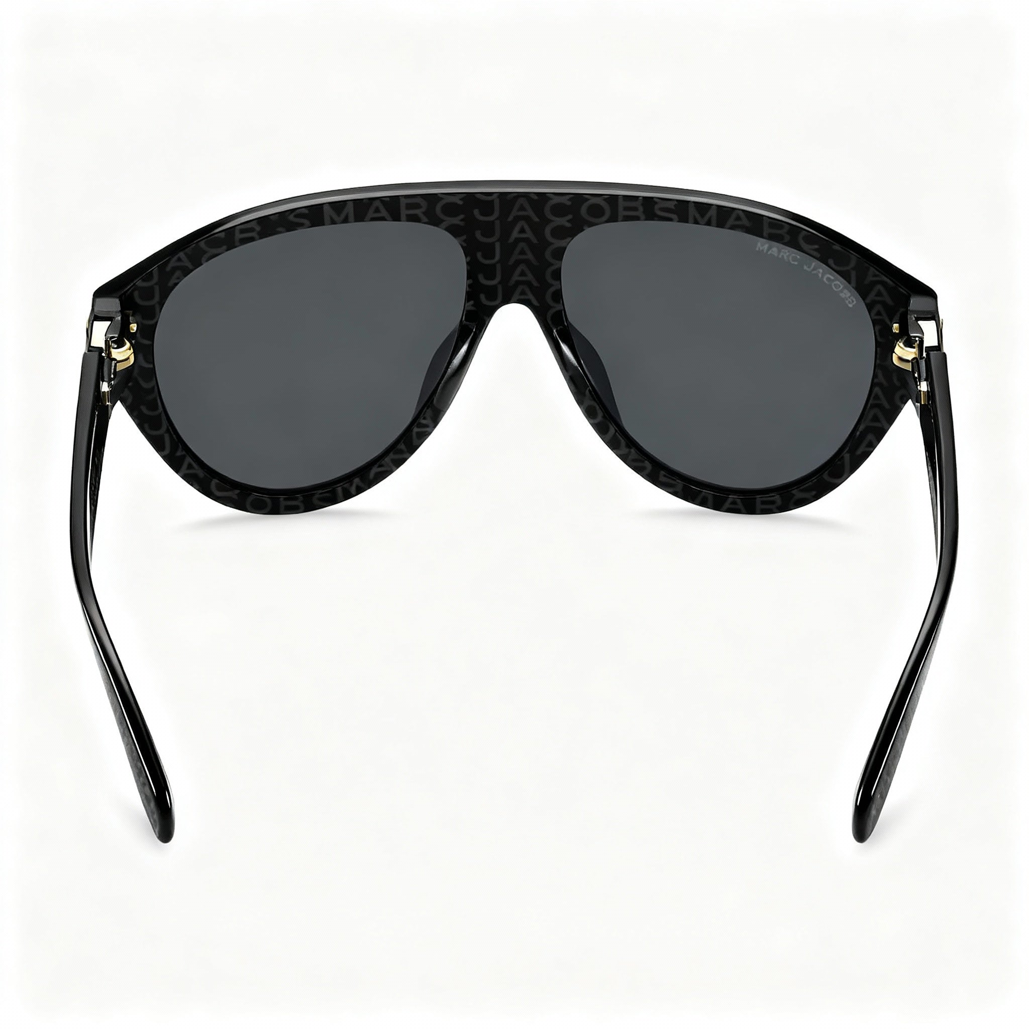 Marc Jacobs Marc 747/S Men's Acetate Pilot Sunglasses Pattern Black Gray Frame Grey Non-Polarized Lenses 58-145-15mm, Photo 3