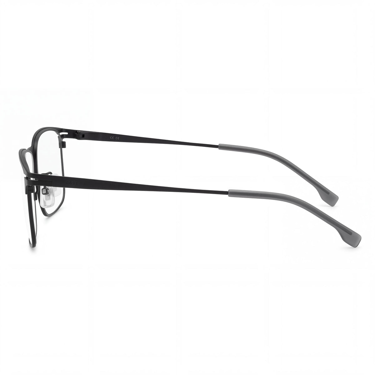Hugo Boss BOSS 1467/F Classic Unisex Matt Black Metal Frame Eyeglasses with Polycarbonate Lenses, 57mm Lens Width, Photo 3