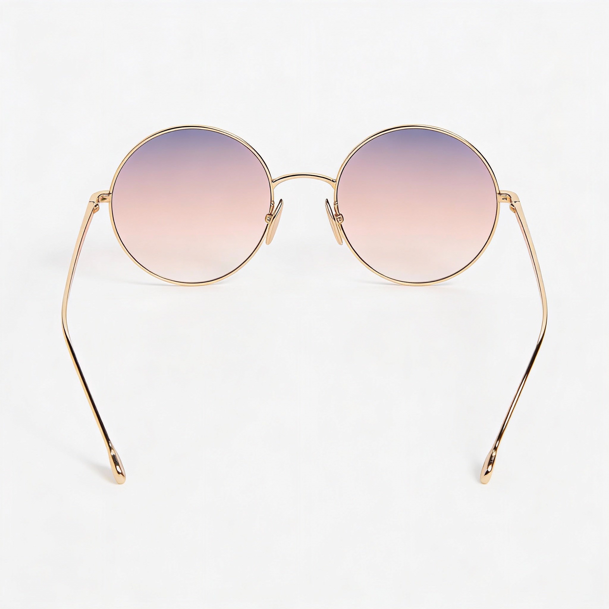 Isabel Marant Casual Women's Rose Gold Round Oval Stainless Steel UV Protection Sunglasses 54mm, Photo 4