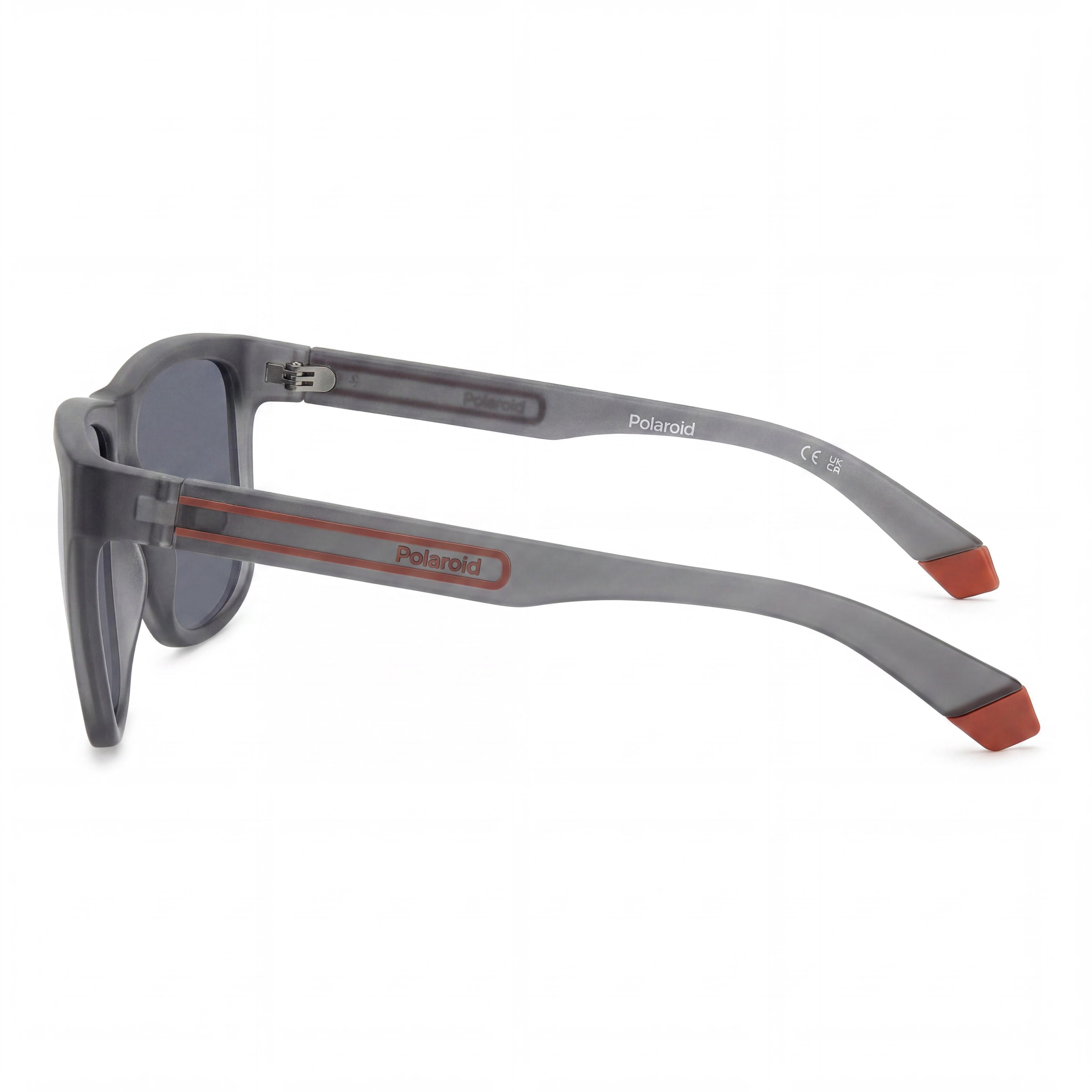 Polaroid Modern Women's Polarized Polycarbonate Sunglasses, UV Protection, Matte Grey Silver Grey 57-17-140, Photo 4
