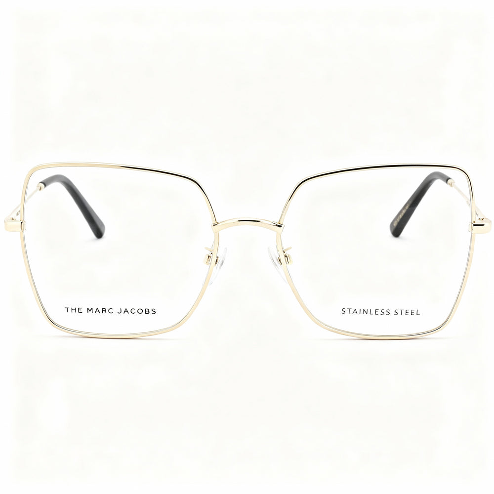 Marc Jacobs Marc 5910 Women's Gold Stainless Steel Butterfly Full-Rim Optical Eyeglass Frames 57mm