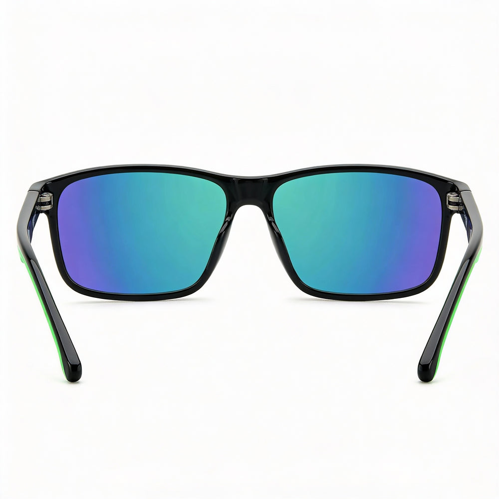 Carrera Casual Unisex Black Green Frame Green Multilayer Lens Polyamide UV Protection Non-Polarized 54mm