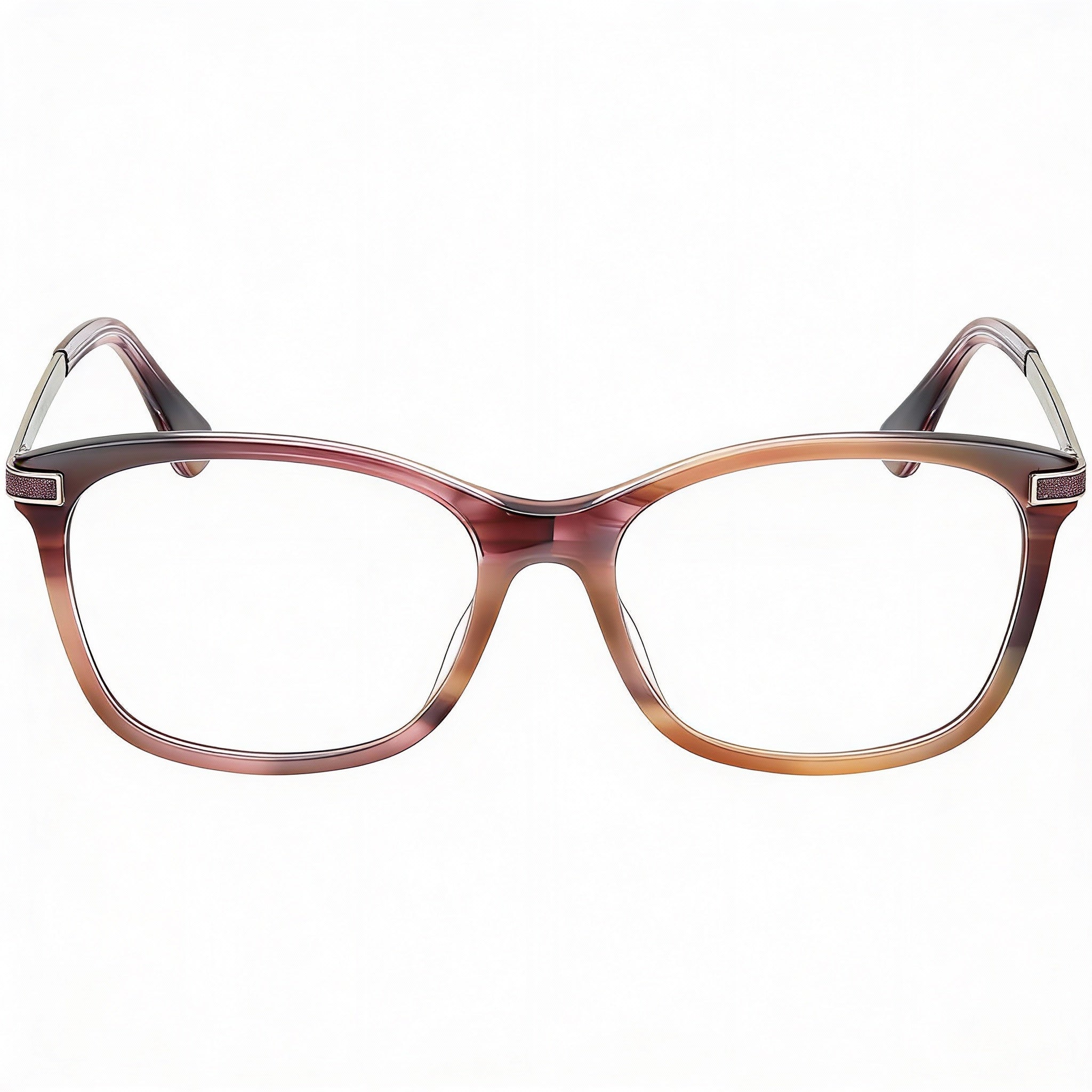 Gafas de sol modernas JIMMY CHOO para mujer con montura de acetato rosa a rayas y lentes no polarizadas, 52 mm, Photo 2