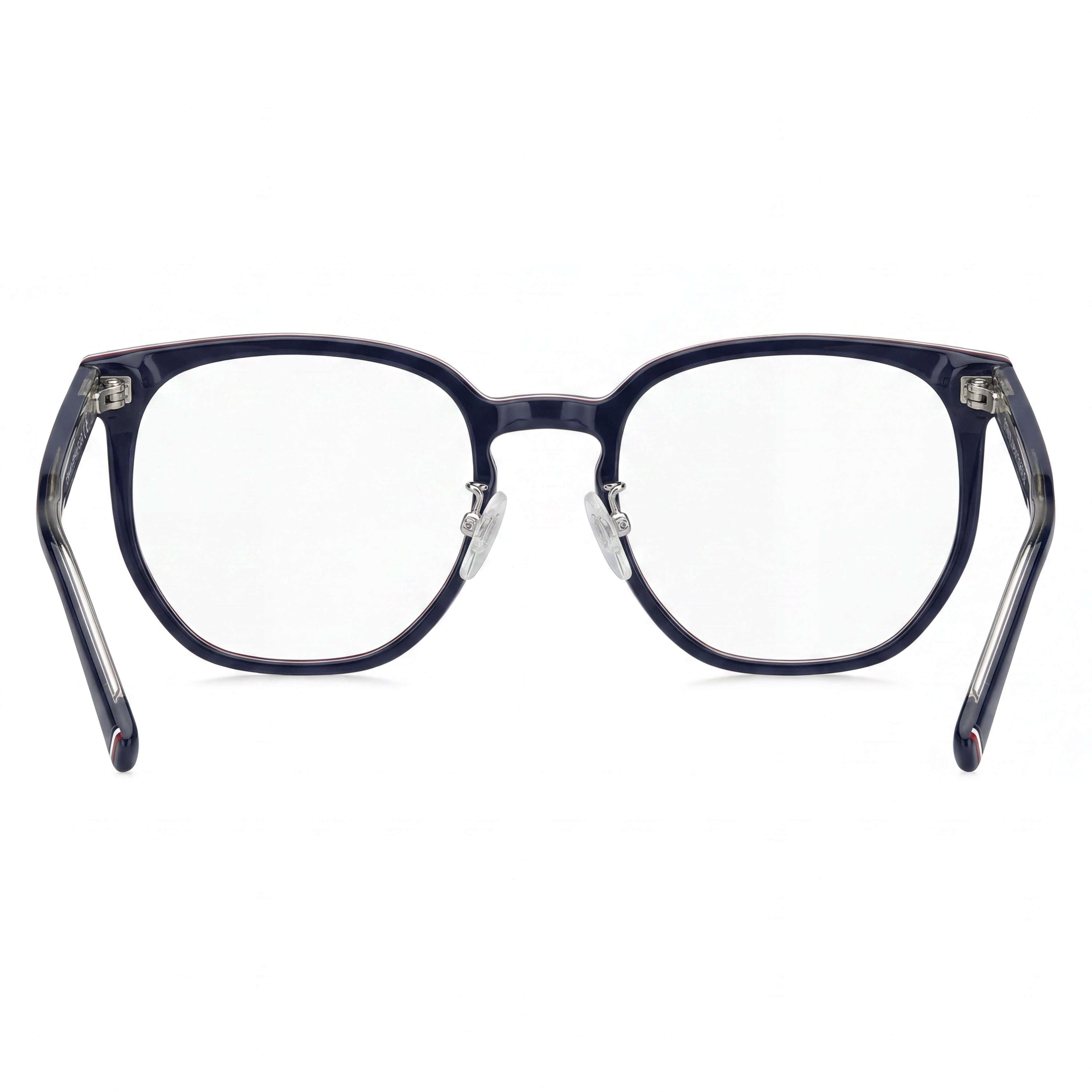 Tommy Hilfiger Men's Casual Optical Eyeglasses Frame, Multicolour Acetate Material, 53mm Lens, Photo 3