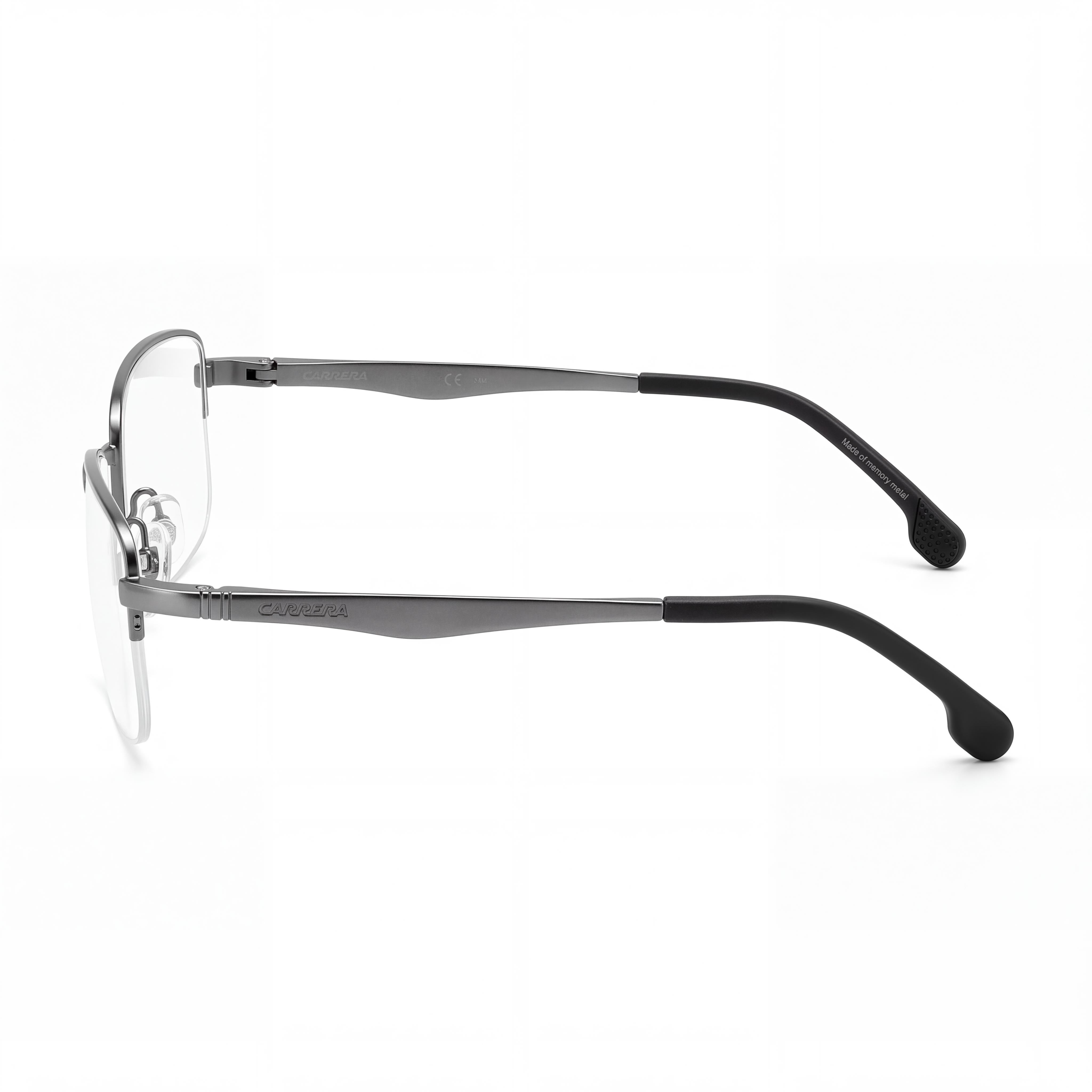 Carrera 8860 Unisex Stainless Steel Matte Dark Grey Eyeglasses 54mm, Photo 2
