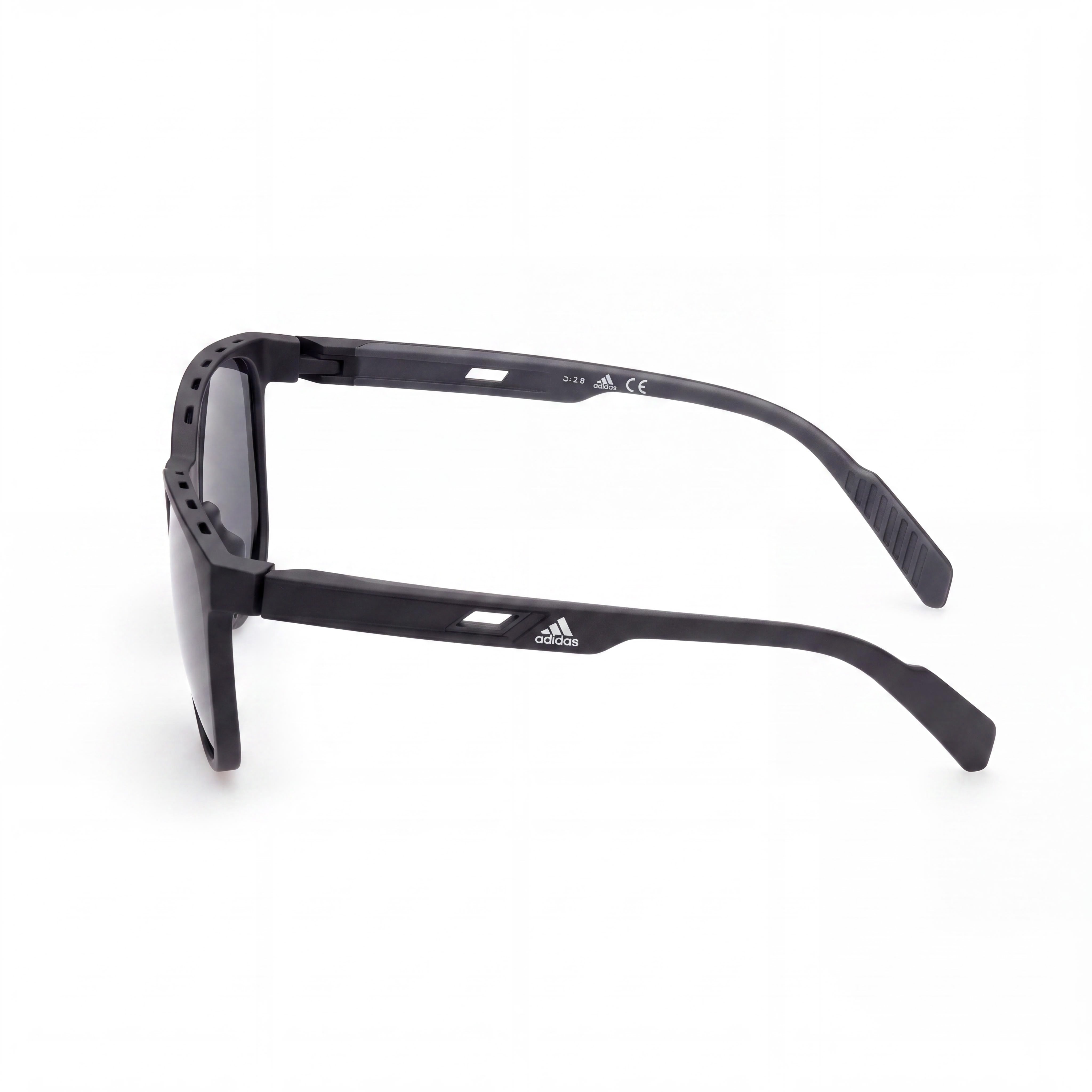 adidas Classic Unisex Black Plastic UV Protected Non-Polarized Sunglasses 55mm, Photo 3