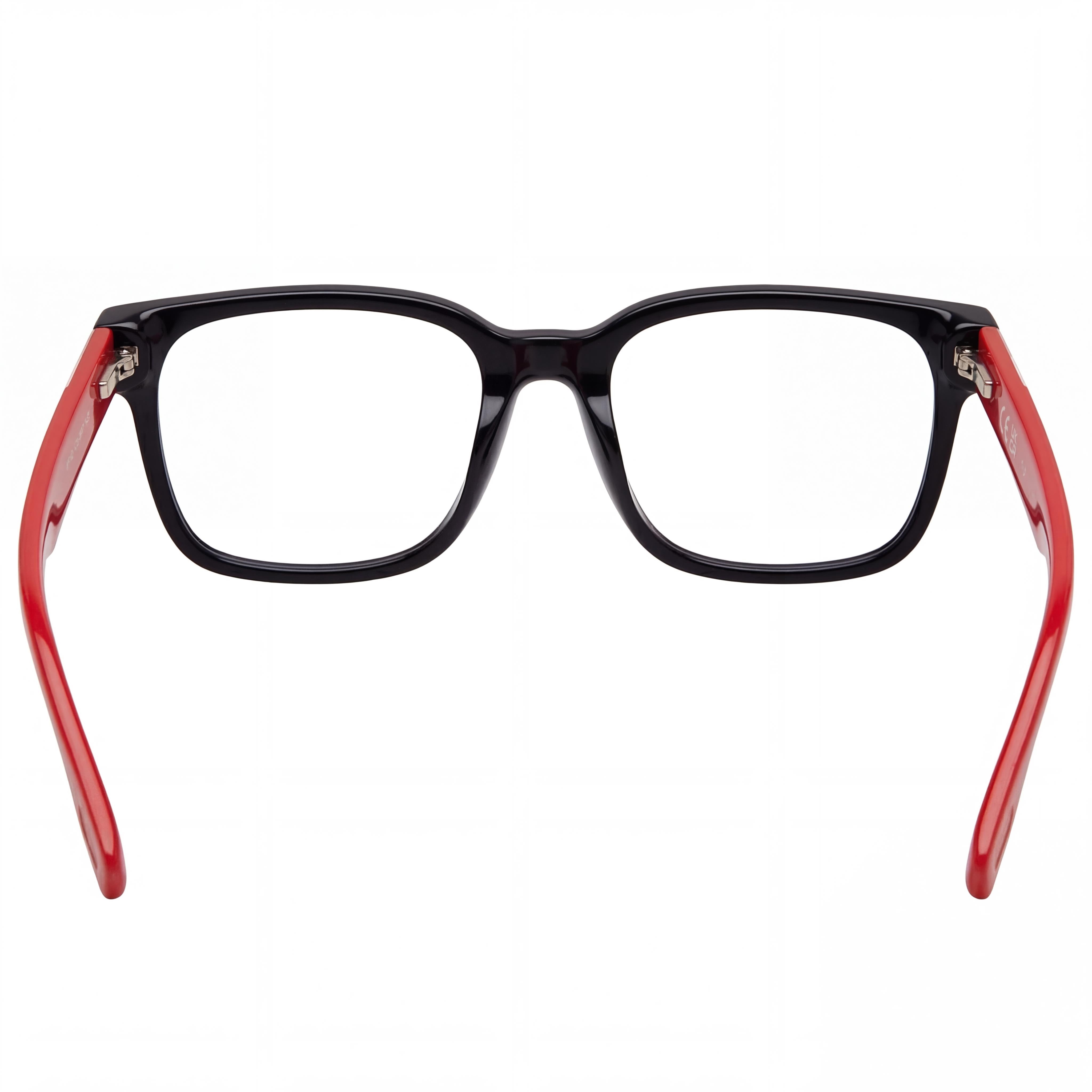 Gafas clásicas unisex FILA con montura cuadrada de acetato de celulosa azul oscuro, 53 mm de ancho de lente, Photo 3