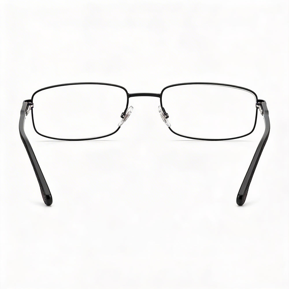 Carrera Carrera 264 Unisex Matte Black Alloy Steel Frame Eyeglasses, Prescription Ready, 55mm Lens Width