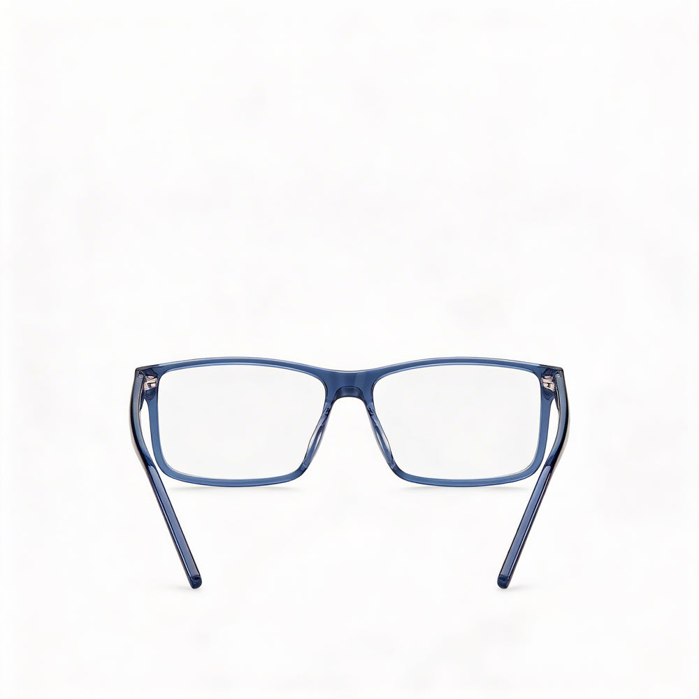 Gafas de sol HUGO Vista Hg 1262 para hombre, estilo casual, armazón de acetato ecológico azul, lentes de policarbonato, 55 mm