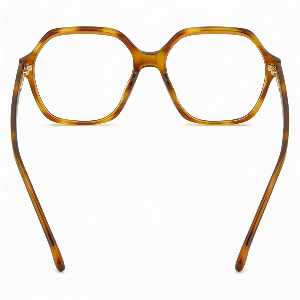Carrera Casual. Montura de gafas graduadas para mujer, acetato, marrón habana, lentes de 54 mm, puente de 16 mm, patillas de 140 mm.