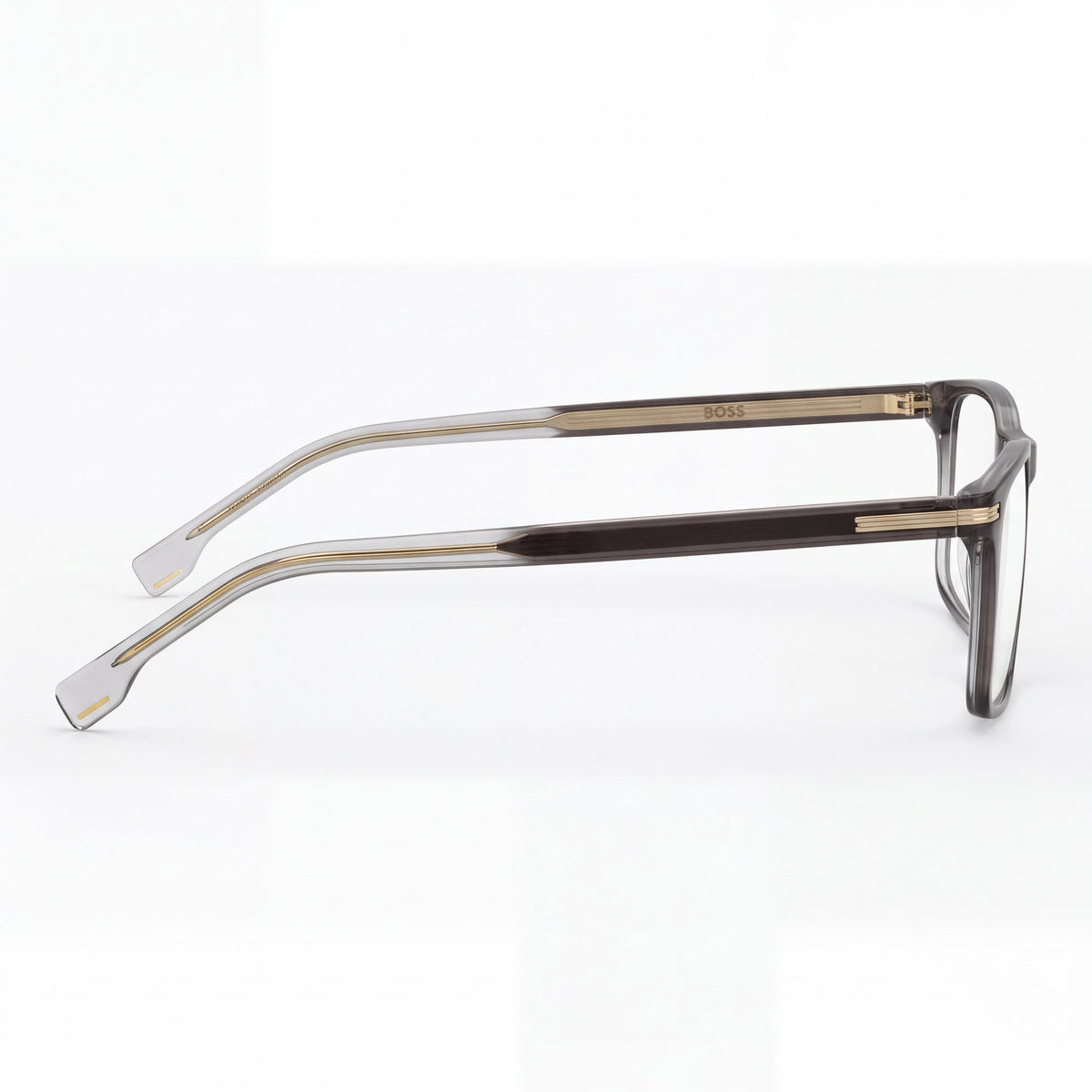 Gafas de sol para mujer Hugo Boss 1630, clásicas, color negro/gris, acetato ECO LIGHT, no polarizadas, 55 mm, Photo 2