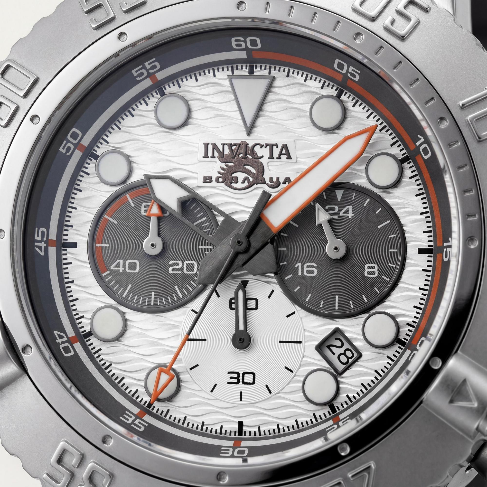 Invicta Subaqua IN-47824-AMZUK Men's Chronograph Silver Stainless Steel Watch 50mm, Photo 2