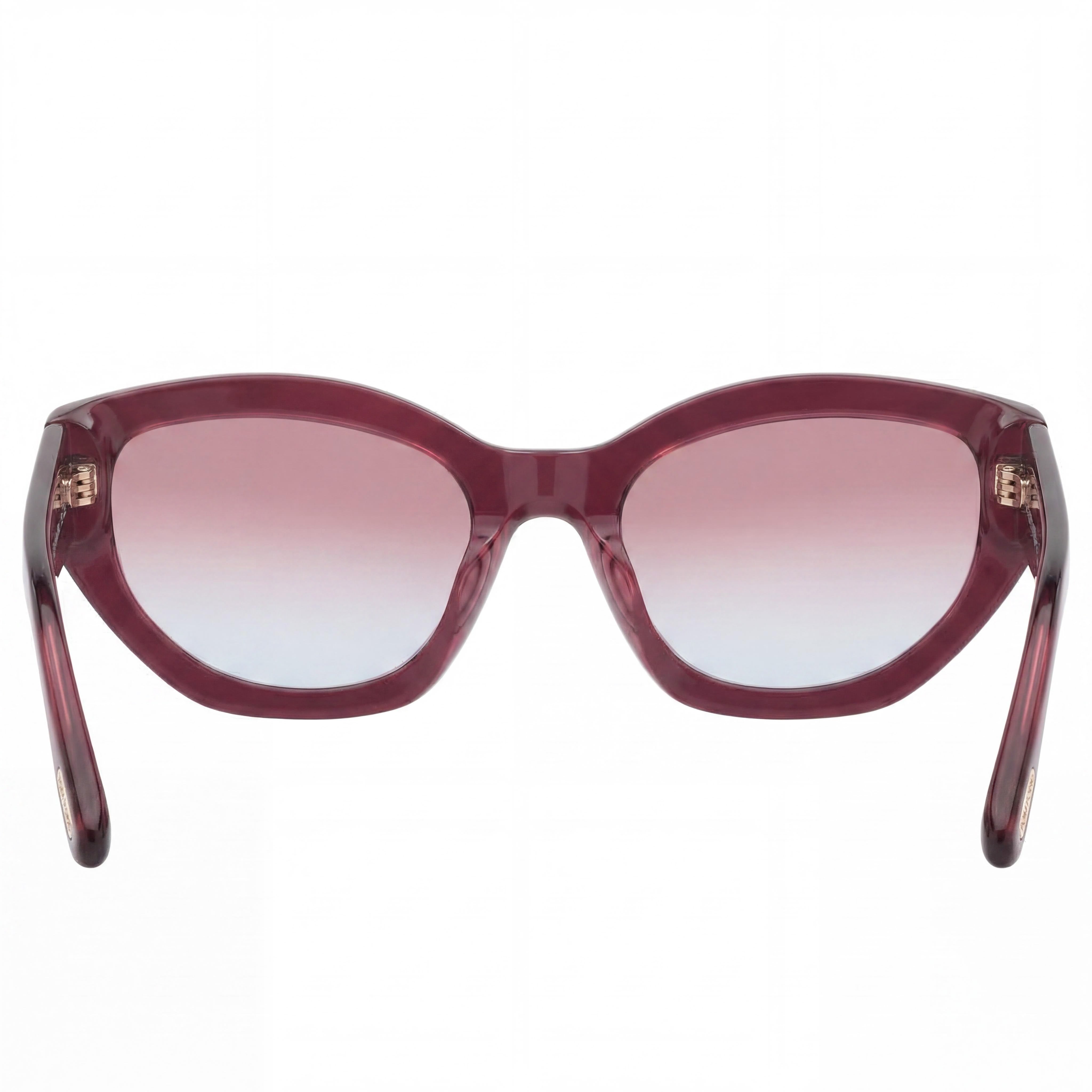 Tom Ford Penny FT1086 Women's Cat Eye Transparent Pink Plastic Frame Pink Gradient 100% UV Protection Sunglasses 55mm, Photo 3