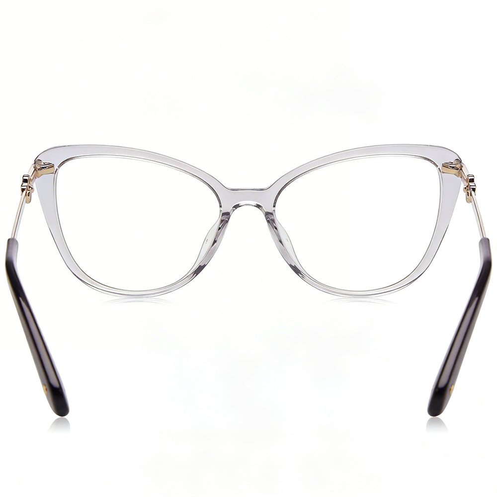 Gafas unisex con montura de plástico y lentes de policarbonato gris, 51 mm, de Kate Spade New York Flavia