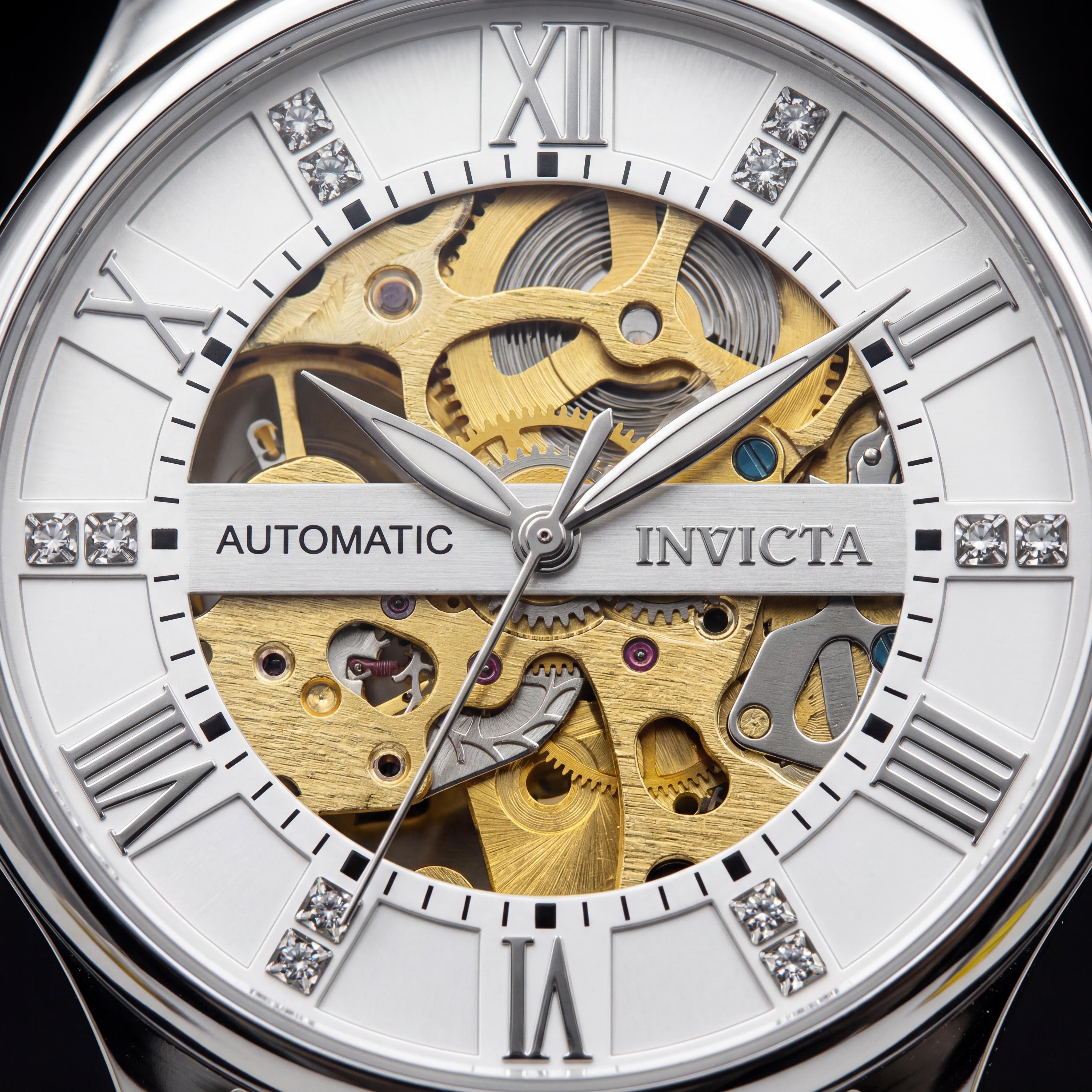 Invicta Objet D Art 69117 Unisex Automatic Silver Dial Stainless Steel Bracelet Wristwatch 40mm, Photo 2