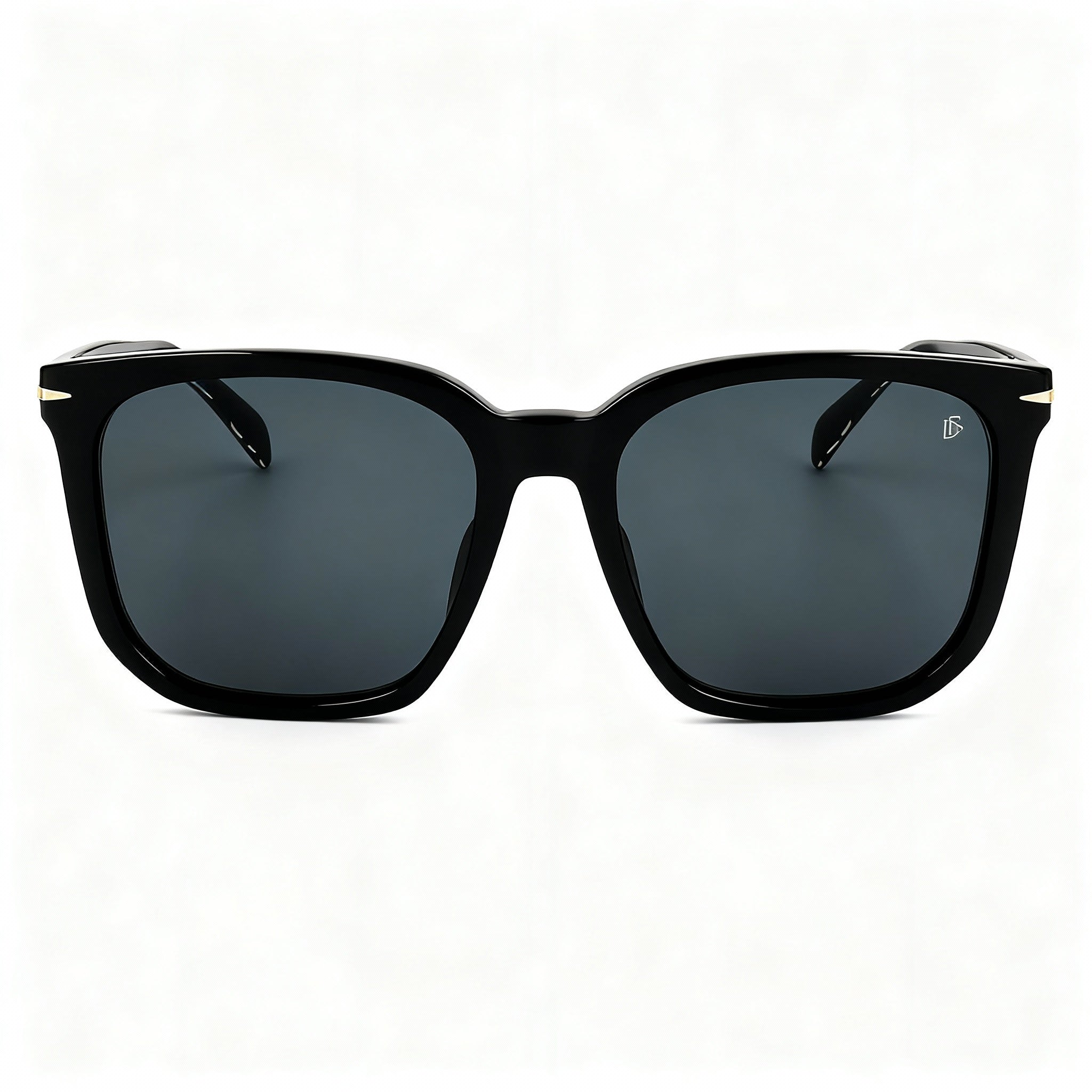 David Beckham Db 1071/f/s Men's Modern Acetate UV Protected Non-Polarized Sunglasses Black Gold 57mm, Photo 3