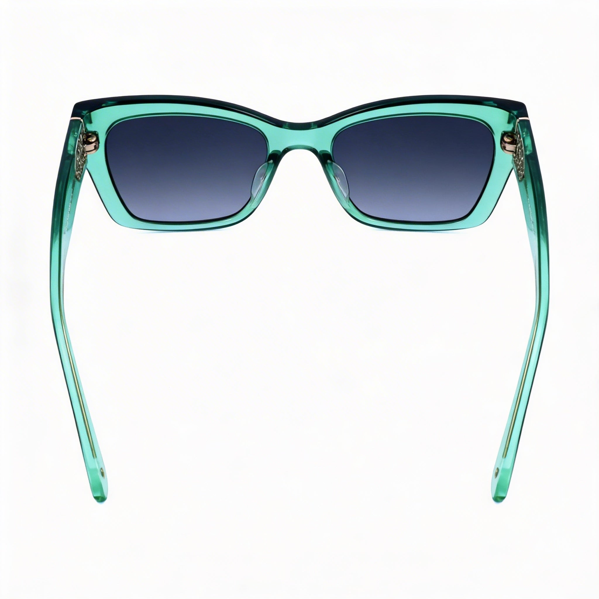 Gafas de sol Kate Spade New York Valeria/S para mujer, de acetato negro, con forma de ojo de gato y lentes sombreados en gris oscuro, 53 mm, Photo 4