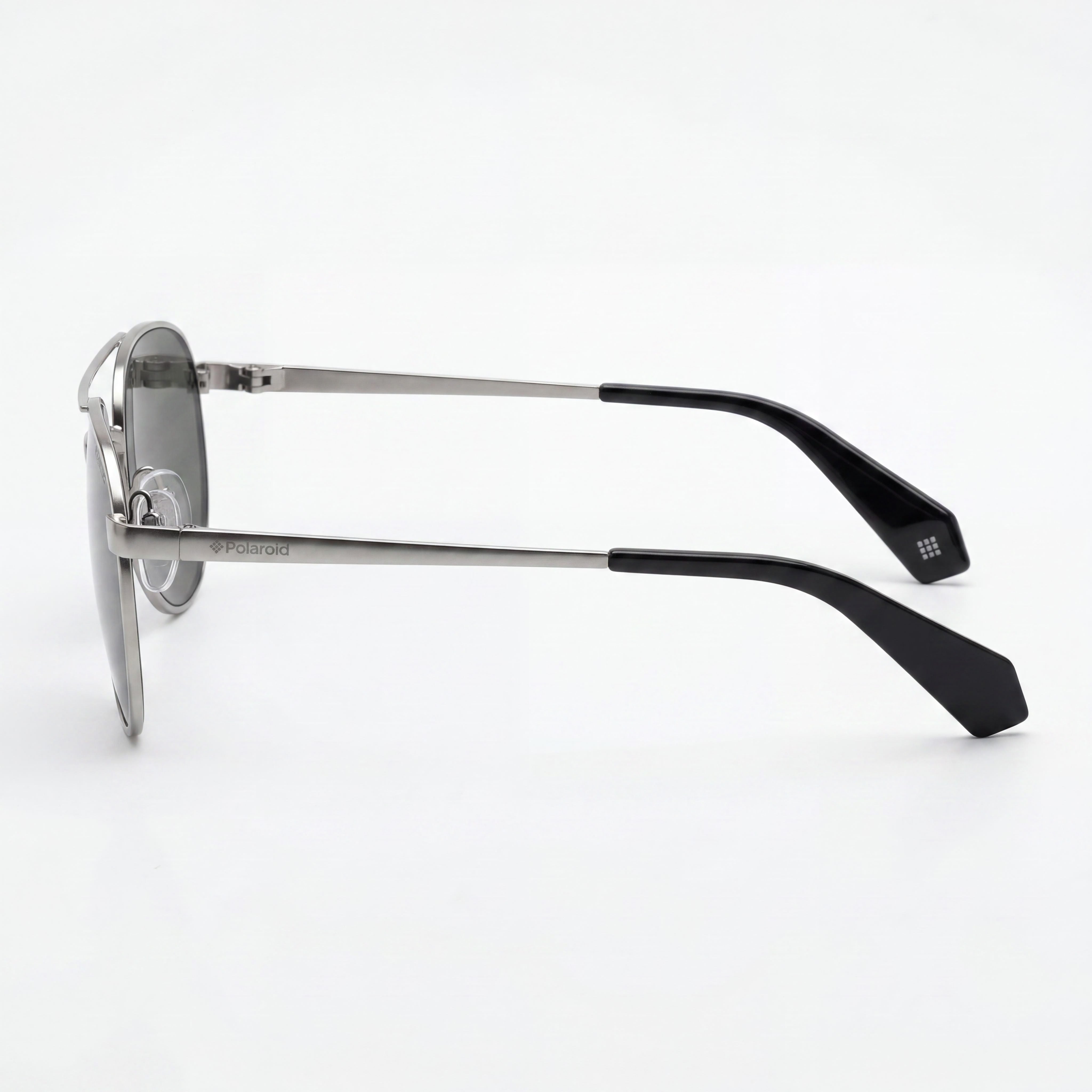 Polaroid Pld 6070/S/X Women's Pilot Stainless Steel Ruthenium Polarized Grey UV Protection 56mm Sunglasses, Photo 3