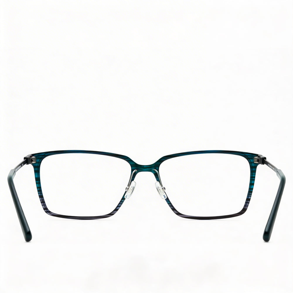 Flexon Ep8010 Women's Polarized Metal Teal Grey Gradient Sunglasses 54mm
