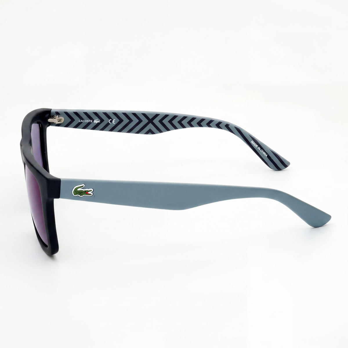 Lacoste Classic Women's Acetate Matte Blue Navy Frame Brown Lens UV Protected Anti-Reflective Sunglasses 54-19-140mm, Photo 3