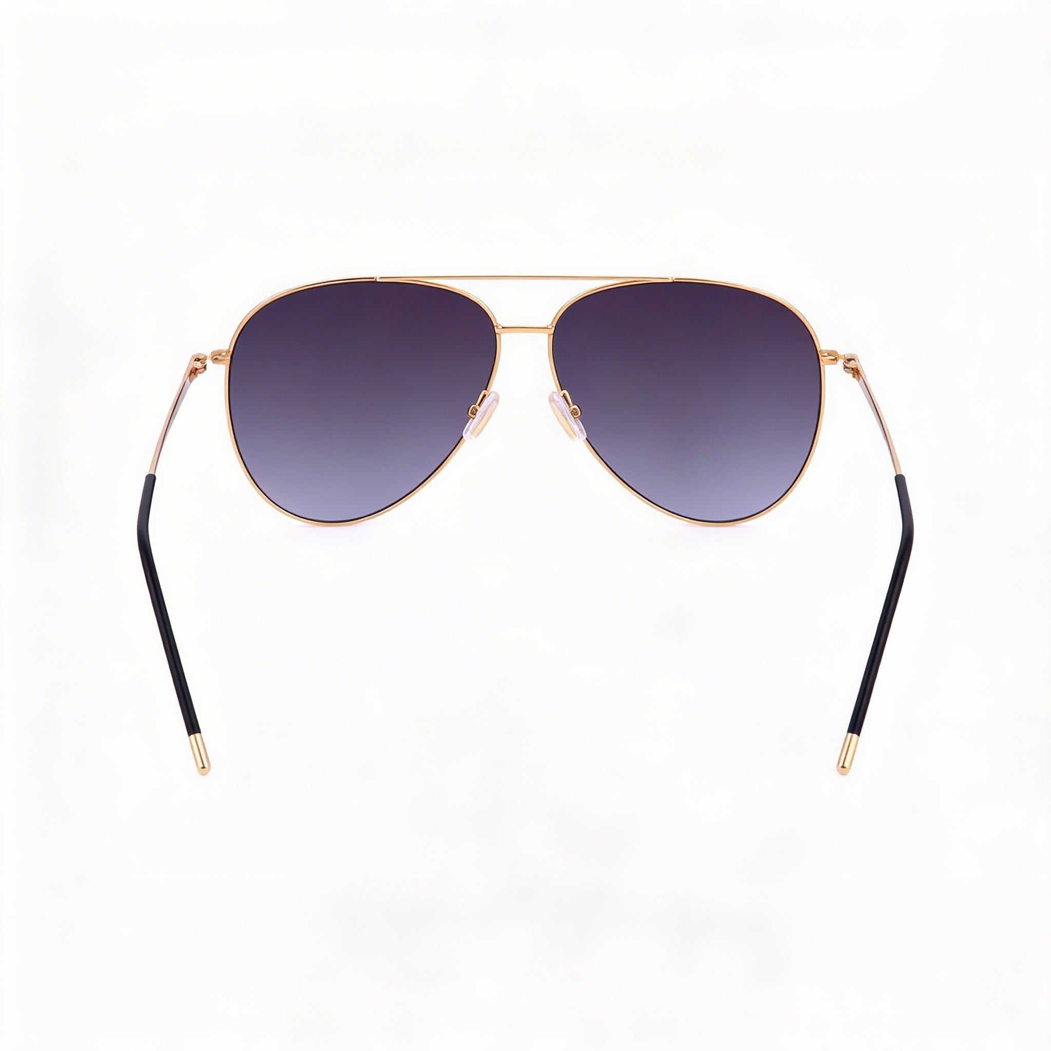 Hugo Boss Classic Women's Rose Gold Stainless Steel Non-Polarized Dark Grey Shaded Sunglasses 60mm, Photo 3