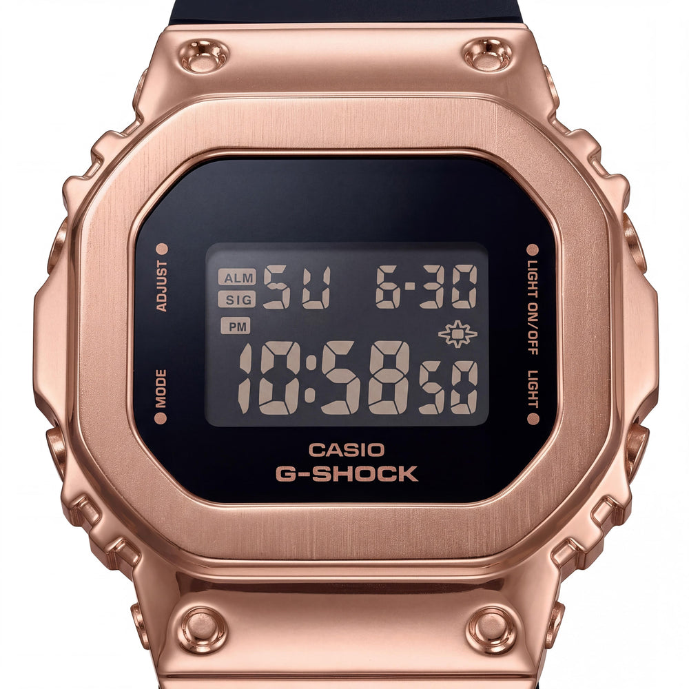 Casio G-SHOCK Gms5600pg-1 Unisex Stainless Steel Black Dial Shockproof Lightweight Watch