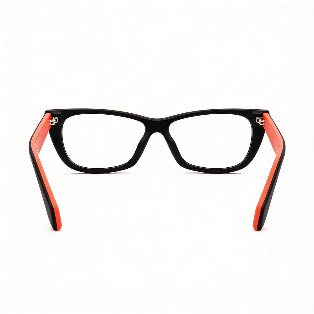 Gafas adidas Originals OR5010 para mujer, montura oftálmica inyectada en negro mate con lentes de policarbonato, 55 mm