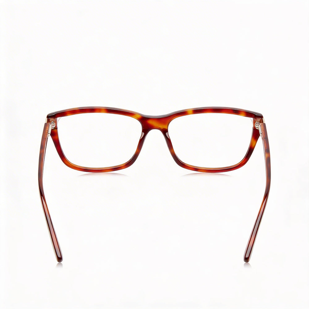 Guess Modern Women's Blonde Havana Plastic Frame Eyeglasses with Polycarbonate Lenses 54-16-140