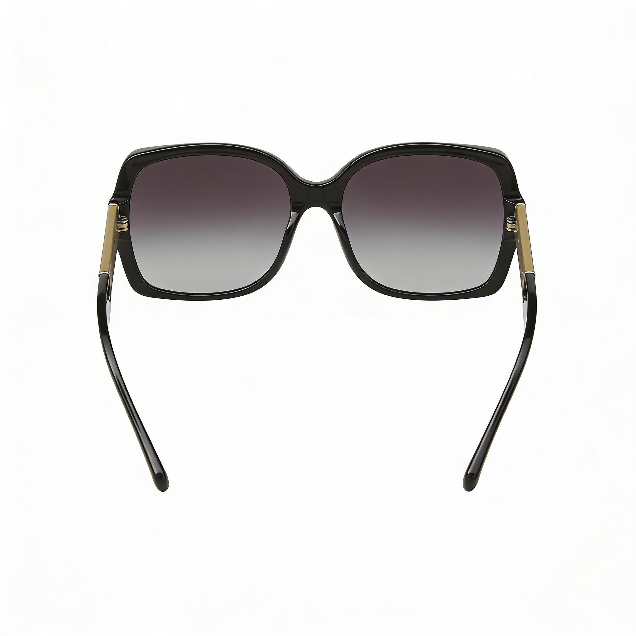 BURBERRY BE4160 Women's Black Acetate Grey Gradient Sunglasses 58mm UV Protection, Lightweight, Scratch Resistant, Photo 4