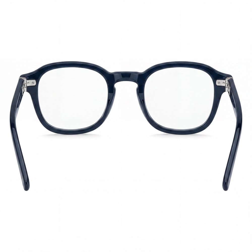 Gafas Tommy Hilfiger Modern Unisex, Montura de ECO ACETATO Azul Paladio, Lentes Azules, 48mm