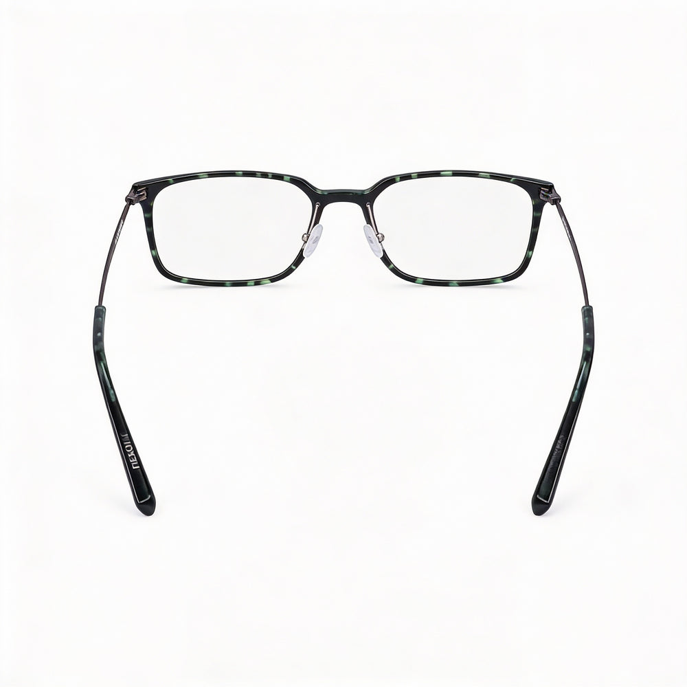 Flexon Ep8003 Women's Acetate Frame Polycarbonate Lens Eyewear in Shiny Olive Tortoise, 55mm