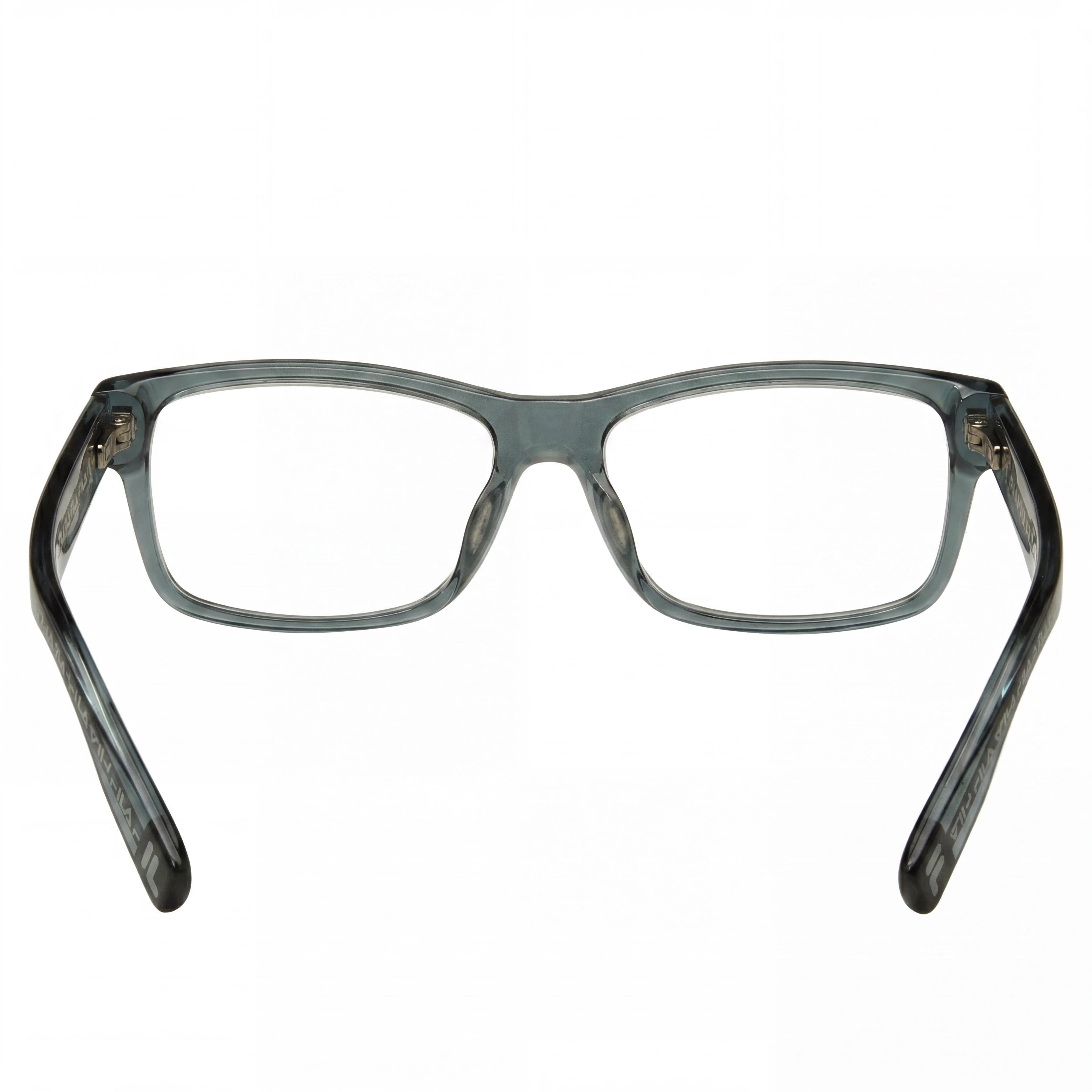 FILA Classic Men's Transparent Azure Cellulose Acetate Prescription Ready Eyeglasses with Clear Demo Lenses 52-15-145, Photo 3