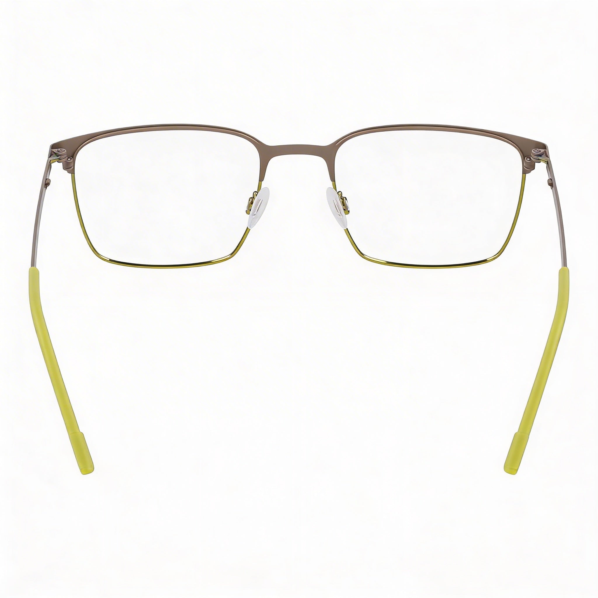 Flexon E1140 Unisex Acetate Frame Eyeglasses with Non- Lenses, Matte Grey/Matcha Green Frame and Lens Color 54mm, Photo 4