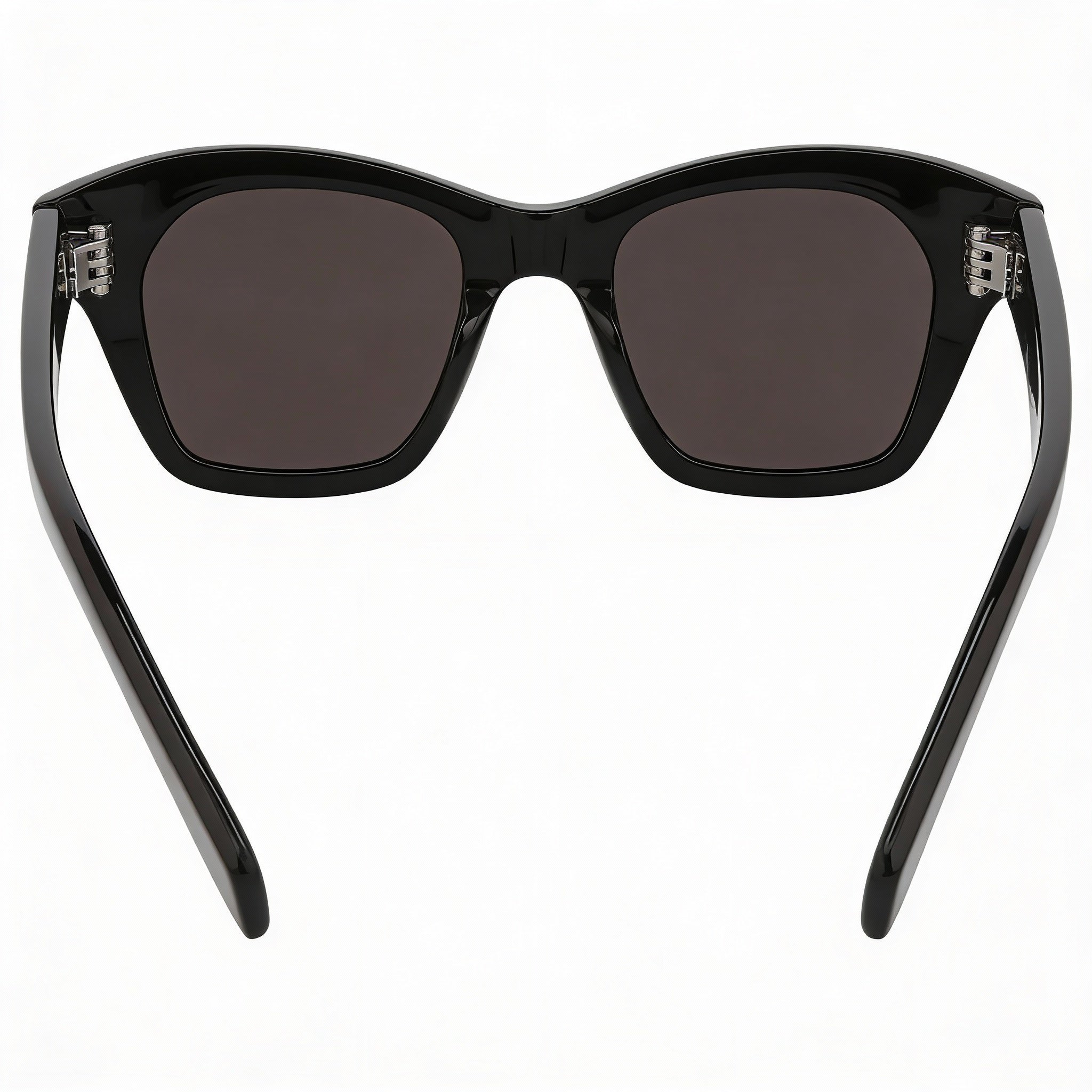 Gafas de sol Yves Saint Laurent para mujer, cuadradas o rectangulares, de acero inoxidable negro, con protección UV, 47 mm, Photo 3