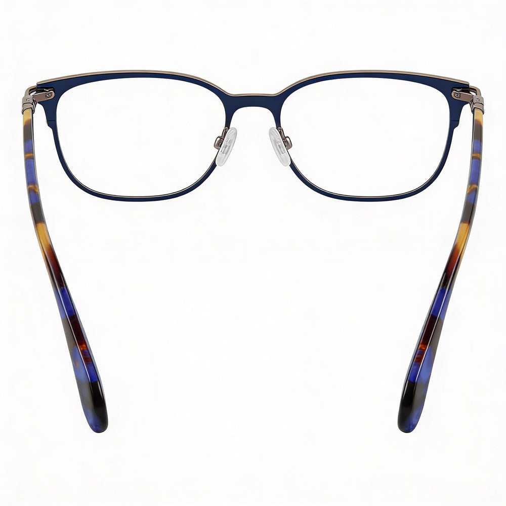 Gafas de sol Rag & Bone Rnb 3018 para mujer, de titanio negro, con lentes transparentes, sin montura, 53-16-140