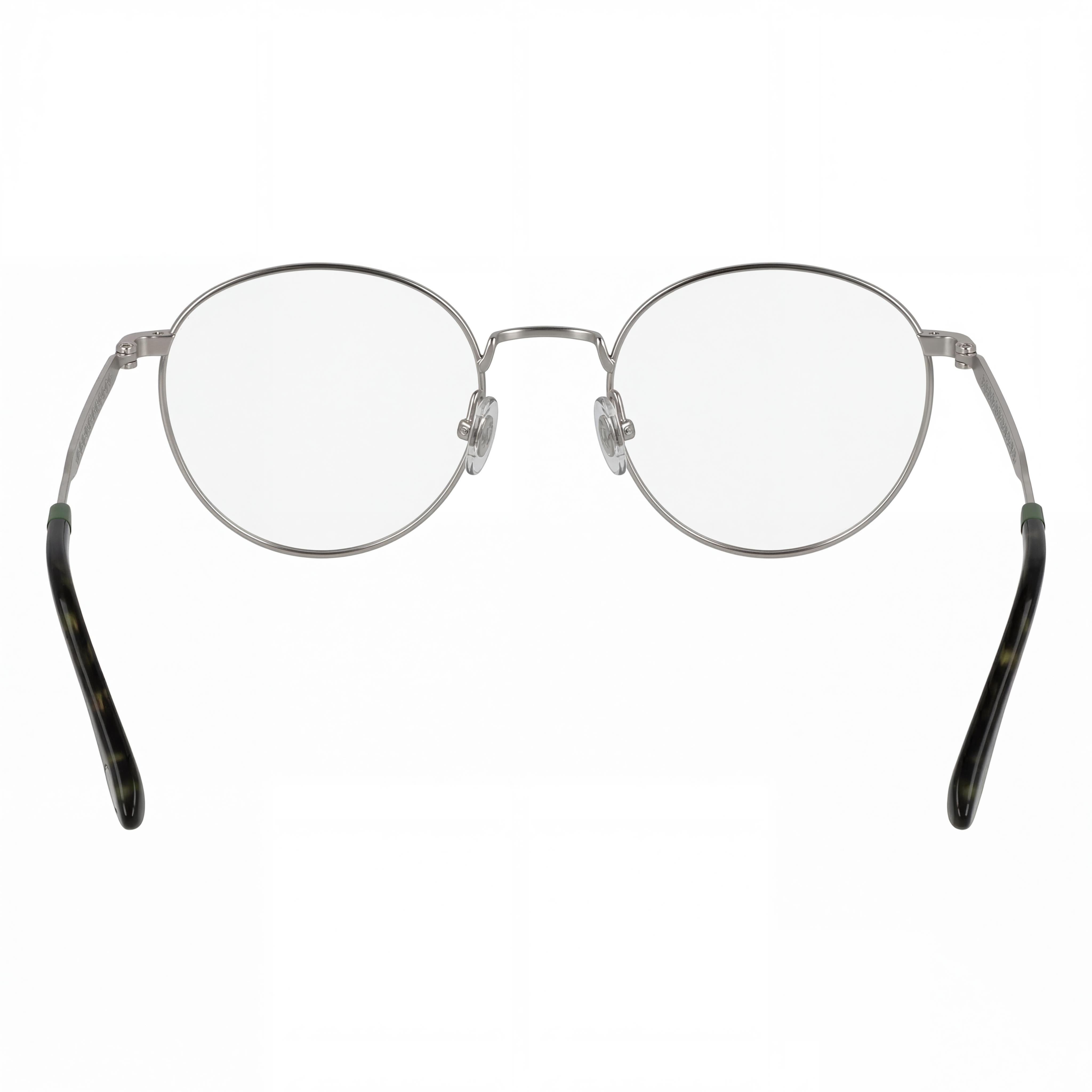 Gafas Lacoste Casual L2308 unisex redondas de metal de montura completa en color gris plomo claro, ancho de lente 51 mm, Photo 3