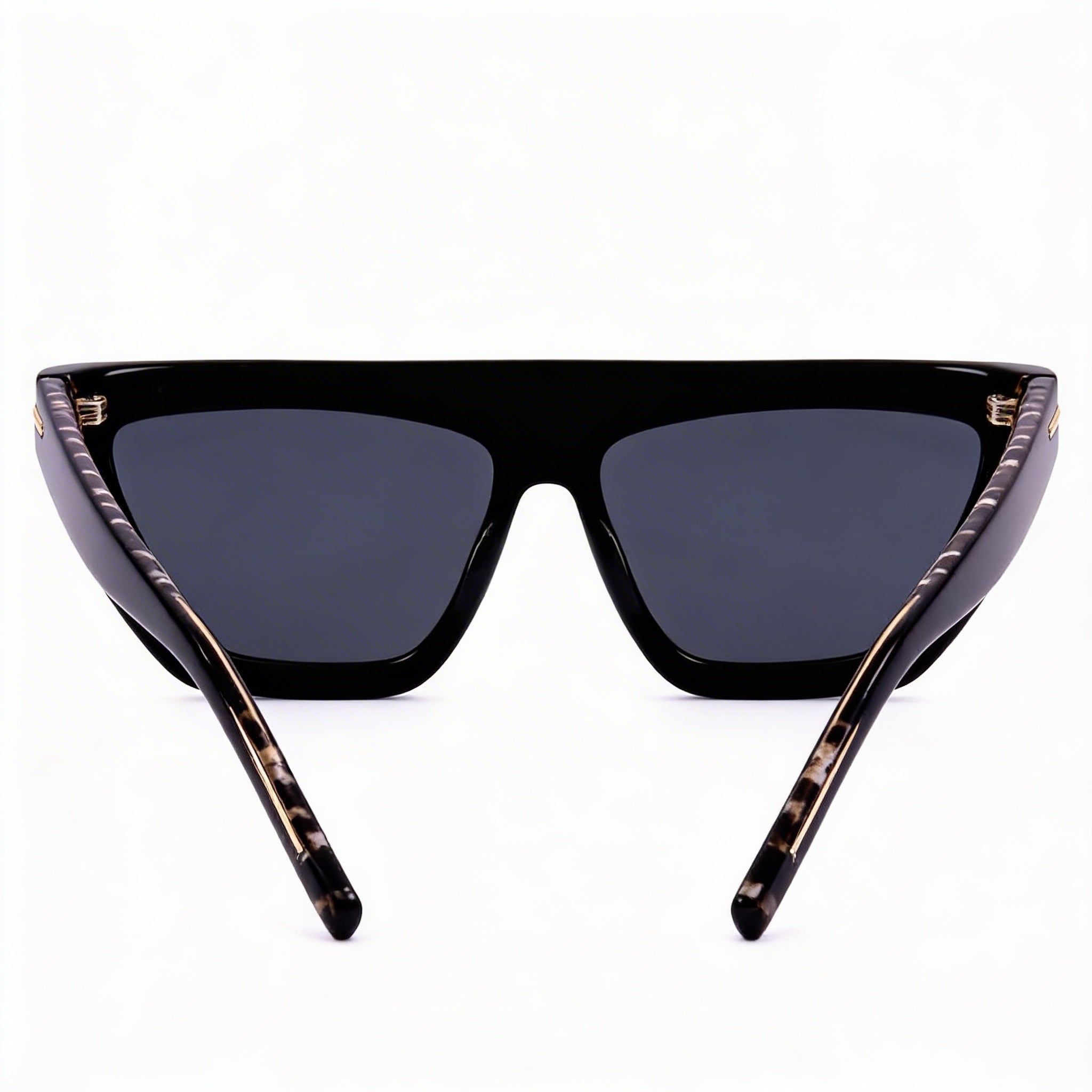 Hugo Boss 1609/S Gafas de Sol Clásicas para Mujer, Montura de Acetato Ecológico Negro, Lentes Grises, 100% Protección UV, 58mm, Photo 3