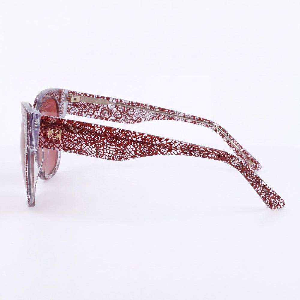 Gafas bebe Bb7248 de encaje de bayas para mujer, montura de plástico, sin polarizar con protección UV, 56-18-140