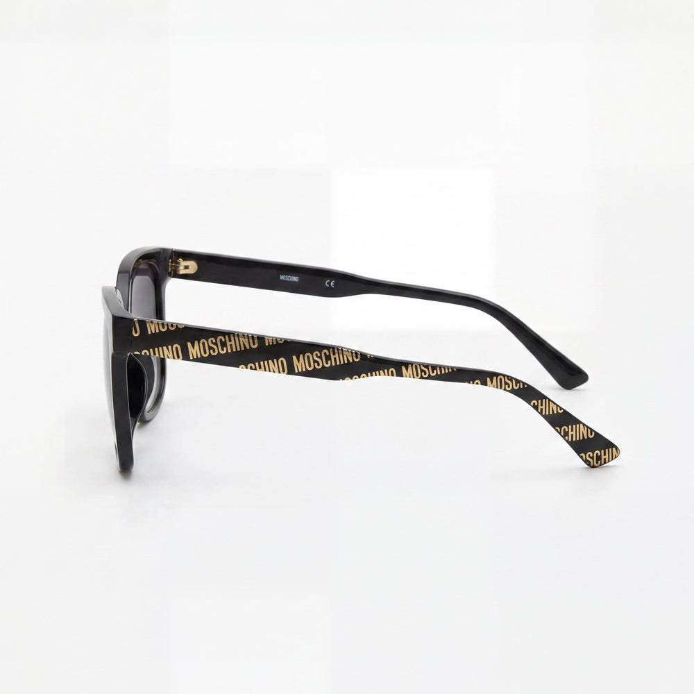 Gafas de sol Moschino MOS134/F/S negras estampadas para mujer, 58 mm