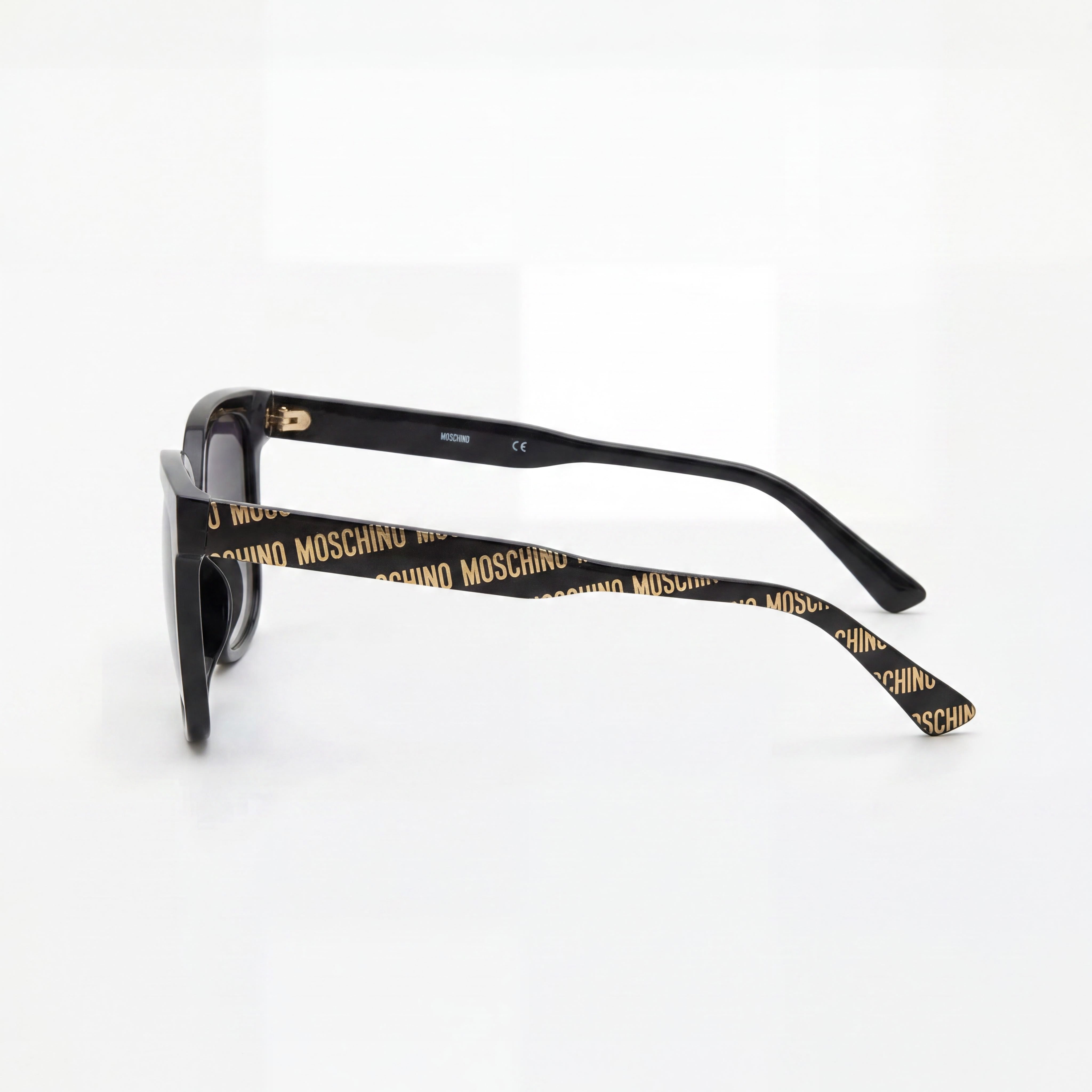 Moschino MOS134/F/S Black Pattern Sunglasses for Women, 58mm, Photo 3