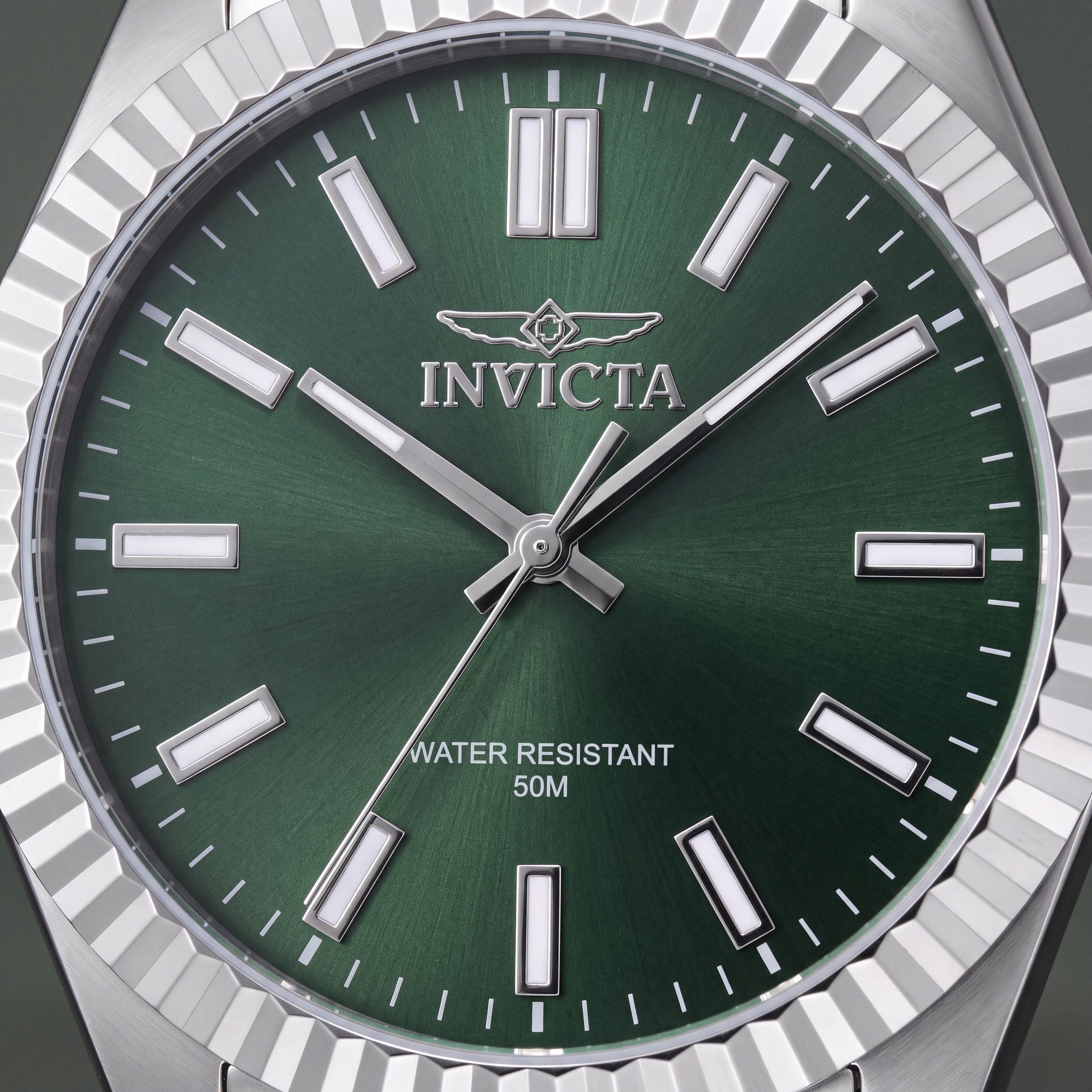 Invicta Specialty 47480 Unisex Stainless Steel Green Dial Quartz Bracelet Watch, 43mm Case, Photo 2