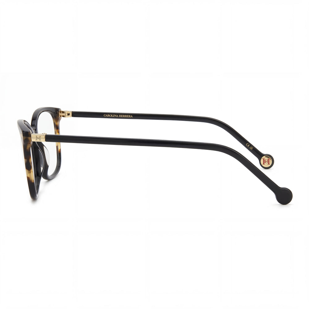 Carolina Herrera Her 0246 Women's Light Acetate Frame Non-Polarized Sunglasses Black Havana 53mm