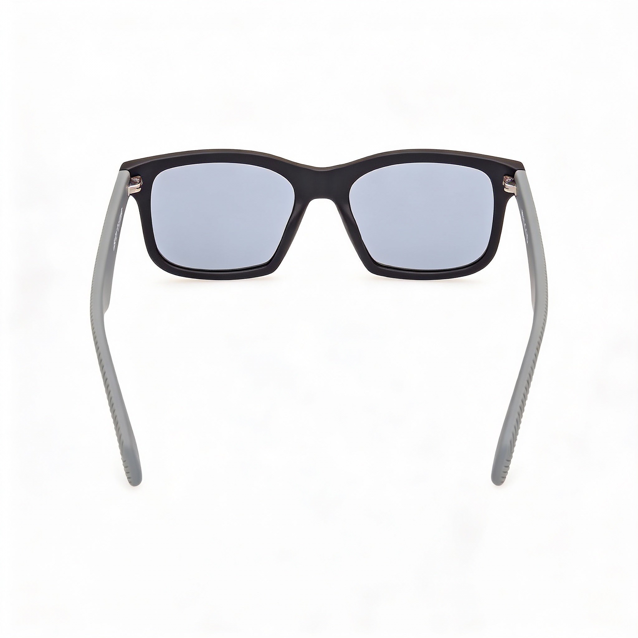Gafas de sol unisex adidas Originals OR0105 con protección UV 100% inyectada, montura negra mate, lentes de espejo ahumadas, 52 mm, Photo 3